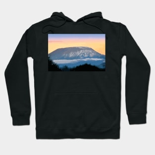 Sunrise Over Mt Kilimanjaro Digital Painting Hoodie